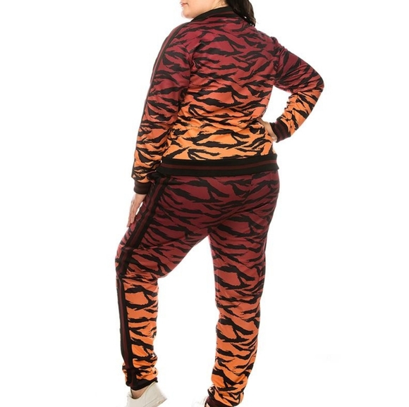 Victorious L.A Women Tiger Camo Track Suit - Picture 3 of 10